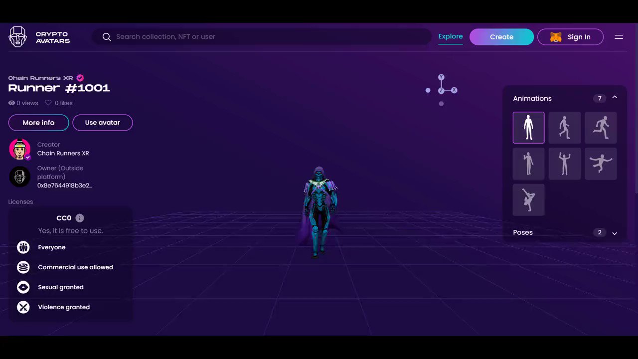 CryptoAvatars Old 3D