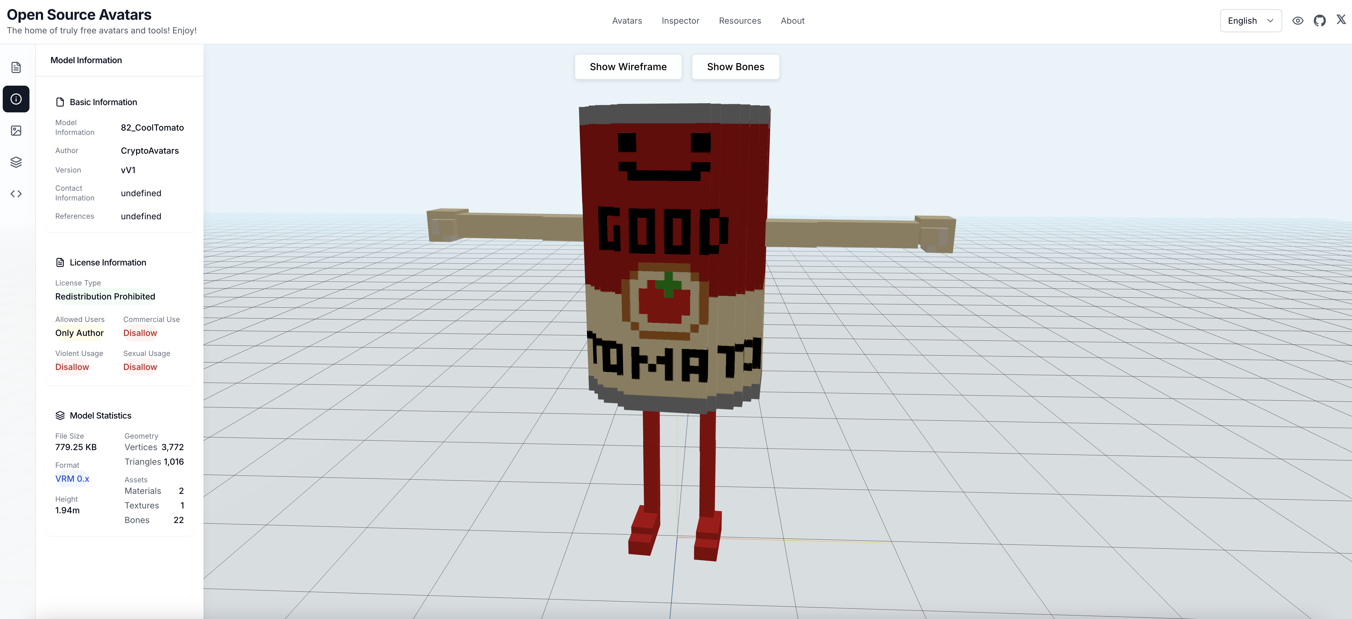 Open Source Avatars Vision